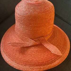 Chic Orange Women's Straw Hat